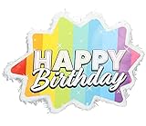 Folat 65836 Stern Pinata Star Regenbogen Geburtstag, Mehrfarbig