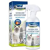 Bactador Enzymreiniger Katzenurin Spray 500ml - Katzentoiletten Geruchsentferner...