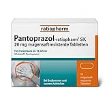 Pantoprazol-ratiopharm SK 20 mg magensaftresistente Tabletten: Säureblocker bei...