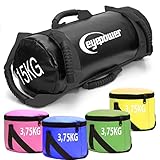 EYEPOWER 15kg Power Bag + 4 Kettlebell Gewichte - Befüllt mit Eisensand -...