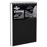 STATIONERY ISLAND Skizzenbuch A4 200 g/m² Zeichenblock 100 Seiten (50 Blatt)...