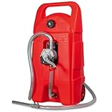 WALTER Kraftstofftrolley 53L mit Rädern und Handpumpe – Mobiler...