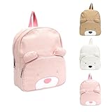 Meleager Kindergartenrucksack Mädchen，Kinderrucksäcke Jungen,Rosa,Mini Bär...