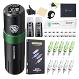 Dragonhawk Tattoo Maschine Set Rotary kabellose Tätowiermaschine Pen Tattoo Gun...