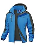donhobo Herren Softshell Jacke Wasserabweisend Outdoor Winddicht Full-Zip...