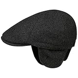 Lipodo Thinsulate Herren Flatcap - Schiebermütze mit Ohrenklappen -...