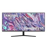 Samsung ViewFinity S50C Monitor S34C500GAU, 34 Zoll, VA-Panel, Ultra WQHD...