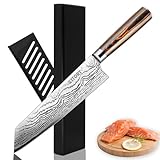 Kitory Kiritsuke Kochmesser, Japanisches Küchenmesser mit 20cm Extrem Scharf...