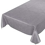ANRO Tischdecke Wachstuchtischdecke Wachstuch Wachstischdecke Tischdecke Beton...