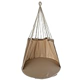 Hängehöhle gepolstert Hängestuhl für Erwachsene beige