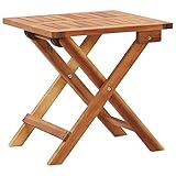 vidaXL Akazienholz Massiv Garten Couchtisch Klappbar Gartentisch Beistelltisch...