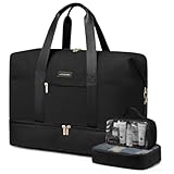 LOVEVOOK Reisetasche Damen Weekender Bag Groß Handgepäck Tasche Sporttasche...