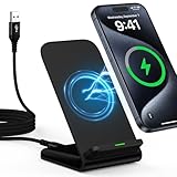 15W Wireless Charger Stand Induktive Ladestation für Samsung Galaxy S24...