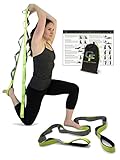 Gradient Fitness Stretchgurt für Physiotherapie, 12 Multi-Loop-Dehnband, 3,8 cm...