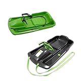 KHW | Lenkschlitten Snow Fox | Familiy Pack | Grün + Anthrazit | 95 cm |...