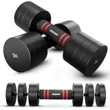 NEOLYMP 2er Set verstellbare Kurzhanteln 1,75-5 kg – verstellbare Hanteln aus...