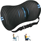 AgoKud Lendenkissen, Memory Foam Lendenwirbelstützkissen für Bürostuhl und...