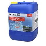 Höfer Chemie Chlor Flüssig 1 x 25 kg - Pool Flüssigchlor mit 13 bis 15%...