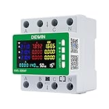 Wattive Stromzähler 3 Phasen, 9 in 1 Wlan Tuya Smart Meter Digitaler...