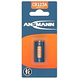 ANSMANN CR123A (3V) Lithium Batterie Fotobatterie (1er-Pack) für...