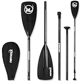 NEMAXX® Carbon Speed SUP Paddel – 3-teiliges Paddle für Stand-up-Paddling...