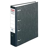 Herlitz Doppelordner maX.file nature A4 sw 7cm 2xA5 quer Ablage sk...