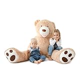 MKS Riesen Teddybär XXL Kuschelbär 160 cm groß Plüschbär - Original Teddy...