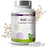 Vita2You NAC 800mg - 200 Kapseln - N-Acetyl L-Cystein - ohne Zusätze -...