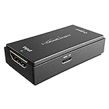 KabelDirekt – HDMI-Repeater aktiv (Signal-Verstärker, UHD 4K/60Hz, HDR, YUV...