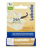 Labello Vanilla Buttercreme 5,5 ml, Lippenbalsam mit Vanilleduft, Lippenbalsam...
