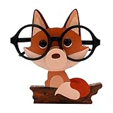 KASESSS Fuchs-Motiv Brillenhalter, Brillenständer, Brillenablage Aus Holz,...