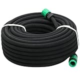 Yaheetech Perlschlauch 50m x 16mm (1/2 Zoll) Tropfschlauch Gartenbewässerung...