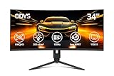 ODYS Gaming Monitor XP34 PRO-X - 34 Zoll (86 cm), Curved (1500R), 180 Hz, UWQHD...