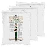 HaGaFe Bio Schnellkomposter Kompostbeschleuniger Komposthilfe Kompost (30 kg (3X...
