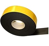 NOVANETUS NovaFlex Kautschuk Selbstklebeband 3 mm x 50 mm x 10 m Gummiband für...