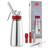 iSi Sahnespender 500ml, Gourmet Whip Plus, 0.5 Liter, aus hochwertigem...