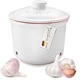 Romertopf Frische-Topf MINI 0,6 Liter - Knoblauchtopf Keramik - Atmungsaktiver...
