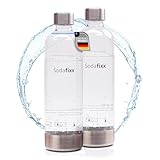 Sodafixx PET Wasserflaschen Doppelpack 2x 0,85L - Ersatzflaschen für...