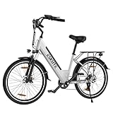 ESKUTE C100 E-Bike, 26 Zoll Elektrofahrrad, E-Cityrad 250W HeckMotor, 375Wh...