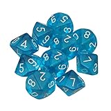 Polyhedral Dice Set, 10 Pack for DND, MTG, RPG, Dungeons and Dragons Dice Game,...