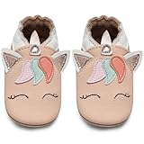 IceUnicorn Krabbelschuhe Baby Lauflernschuhe Jungen Weiche Leder Babyschuhe...