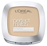 L'Oréal Paris Puder Make up, Mattierendes Kompaktpuder mit LSF 8, Inkl. Spiegel...