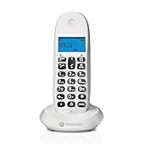 Motorola C1001CBW+ – Digitales DECT-Schnurlostelefon –...