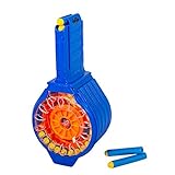 Blasterparts - 30er Trommel-Magazin mit 30 Darts - kompatibel mit NERF N-Strike...