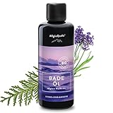 AllgäuQuelle® BIO-Badeöl mit Bio-Öle Allgäuer Nachtruhe Lavendel Zeder...