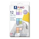 STAEDTLER ofenhärtende Modelliermasse FIMO soft in Pastell Farben, weich und...