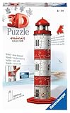 Ravensburger 3D Puzzle 11273 - Mini Leuchtturm - Miniatur Bausatz zum Puzzeln in...