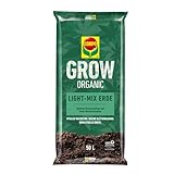 Compo Grow Organic Light-Mix Erde - Aussaaterde mit lockerer, luftiger Struktur...