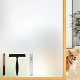 Lovepea Milchglasfolie Fensterfolie Selbsthaftend, Sichtschutzfolie Statisch,...