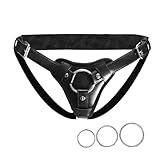 Strap-On Leder Harness Sexspielzeug für Frauen und Männer - Verstellbares...
